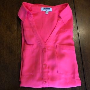 Hot pink express shirt